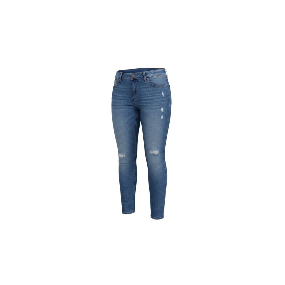 Hollister Super Skinny Jeans Womens 15R Blue Excellent Distressed High Rise